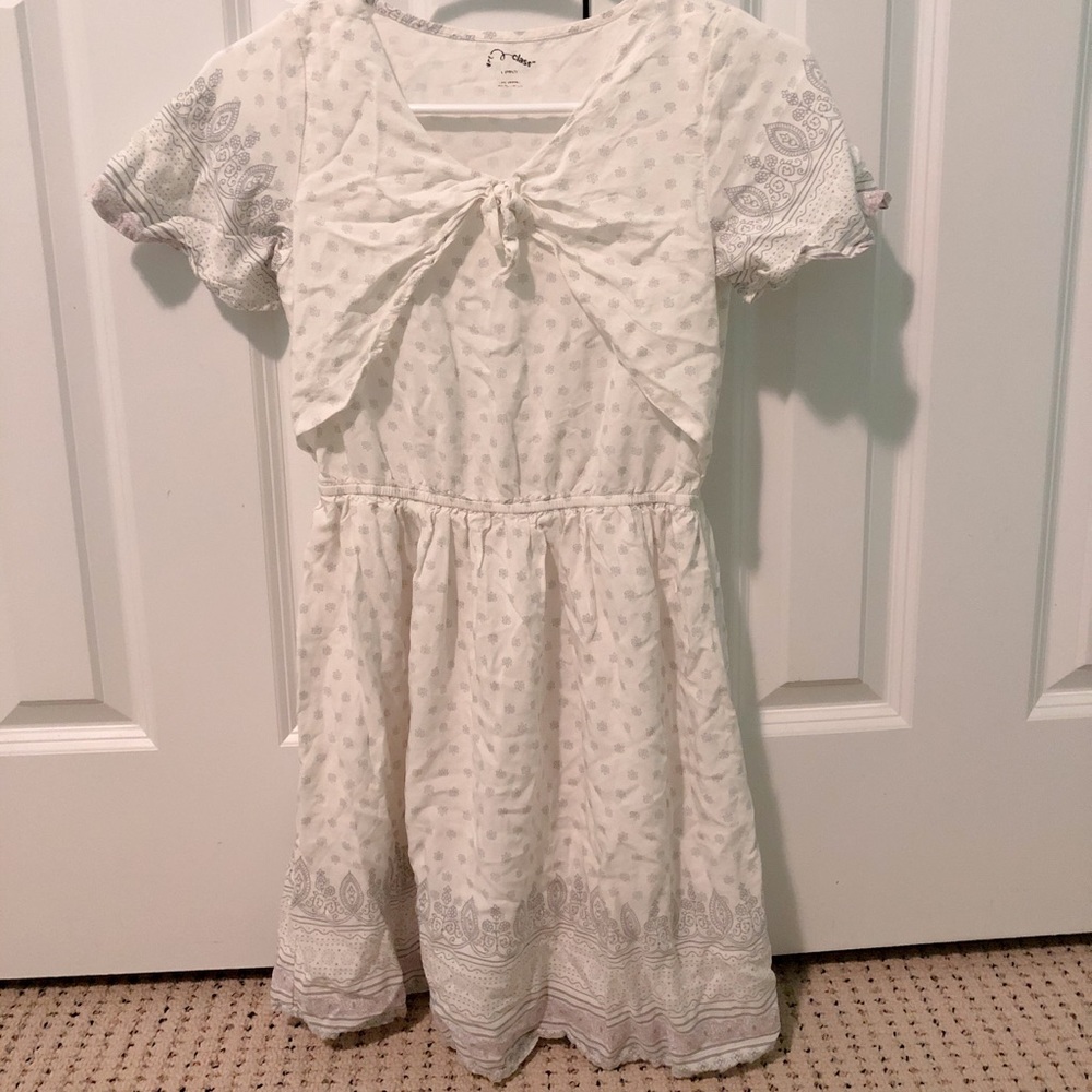 Flowy White Tunic Dress